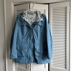 Barbour Women's Blue Waterproof Jacket Size 12